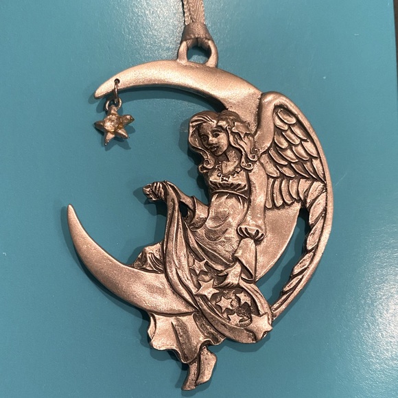 BRAND NEW CONDITION VINTAGE 90’s SEAGULL FINE PEWTER ANGEL ORNAMENT COLLECTION - Picture 8 of 11